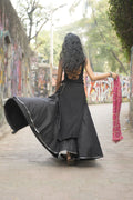 Kali Skirt - super black, super flared