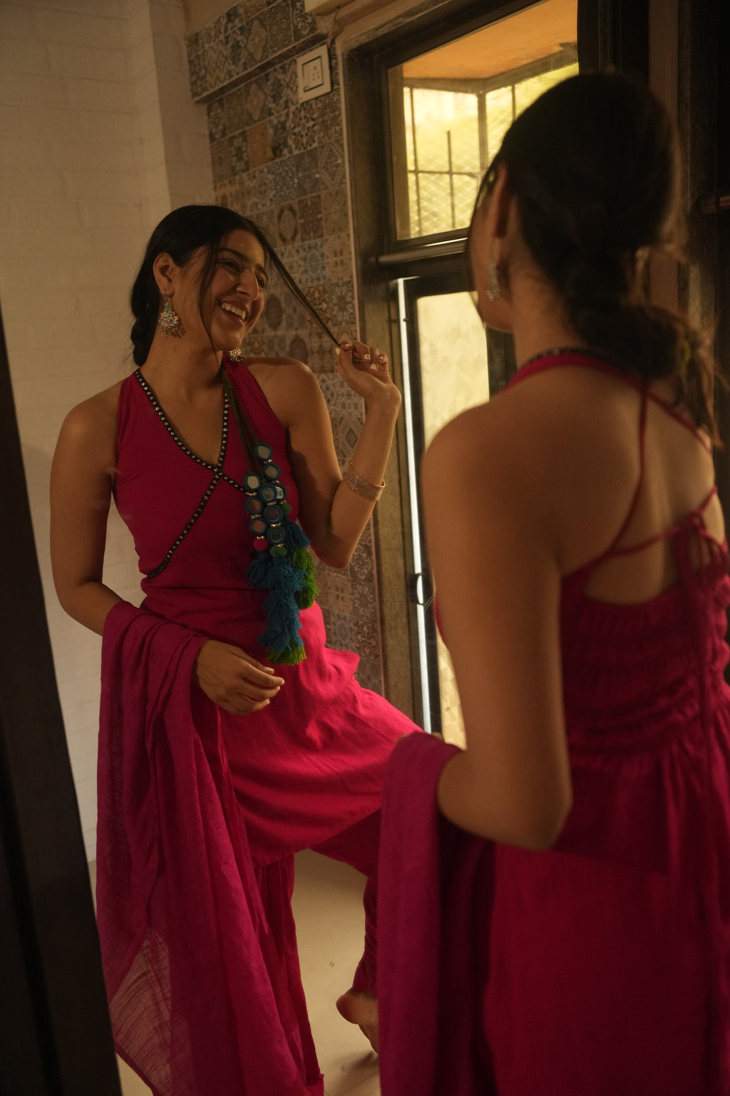 AP Kurti - Backless and plunge
