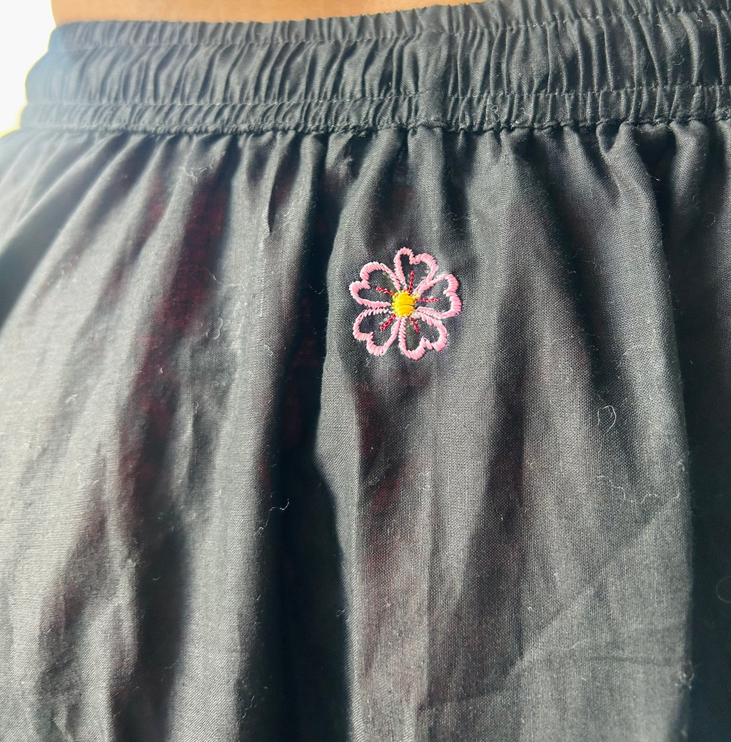 Kali Skirt - super black, super flared