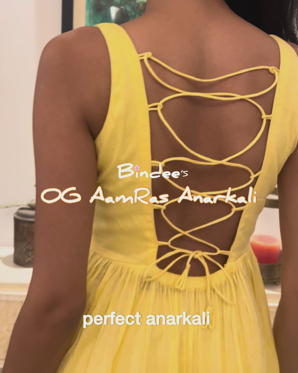 AAMRAS - The perfect Butter yellow anarkali