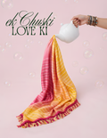 Rose-Kesar Dupatta : dipped in love